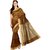Sofi Women's Printed Beige Art silk Sari