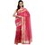 Sofi Women's Pink Mysore Polycotton Sari