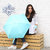 Style Homez Designer Ultra Mini UV Coated 4-Fold Travel Capsule Umbrella, 100 cm Paled Turquoise Color