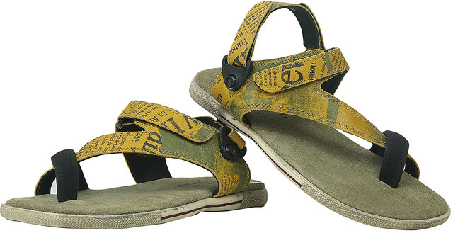 Woodland Men's Khaki Leather Sandal-5 UK (39 EU) (GD 0485108Y12) :  Amazon.in: Fashion