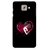 Snooky Printed Lady Heart Mobile Back Cover For Samsung Galaxy J7 Max - Black
