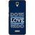 Snooky Printed Love Your Work Mobile Back Cover For Gionee P7 - Multicolour