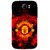 Snooky Printed Red United Mobile Back Cover For Micromax Canvas 2 A110 - Multicolour