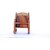 Triple S Handicrafts Wooden Rocking chair shaped Coaster set with 6 coasters