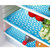 Kuber Industries Refrigerator Drawer Mat / Fridge Mat In Thick Material  Set Of 6 Pcs (Sky Blue)