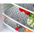 Kuber Industries Refrigerator Drawer Mat / Fridge Mat In Thick Material  Set Of 6 Pcs (Grey)