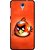 Snooky Printed Wouded Bird Mobile Back Cover For HTC Desire 620 - Red