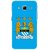 Snooky Printed Eagle Logo Mobile Back Cover For Samsung Galaxy Core Prime - Blue