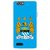 Snooky Printed Eagle Logo Mobile Back Cover For Oppo Neo 7 - Blue