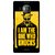 Snooky Printed Who Knocks Mobile Back Cover For Microsoft Lumia 950 XL - Black