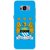 Snooky Printed Eagle Logo Mobile Back Cover For Samsung Galaxy S8 - Blue
