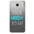 Snooky Printed Talk Nerdy Mobile Back Cover For Samsung Galaxy A7 2016 - Grey