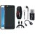 Motorola Moto E4 Plus Silicon Slim Fit Back Cover with Memory Card Reader, Digital Watch, Earphones, OTG Cable and USB Cable