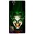 Snooky Printed Loughing Joker Mobile Back Cover For Sony Xperia T2 Ultra - Green