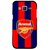 Snooky Printed Sports Logo Mobile Back Cover For Samsung Galaxy j2 - Red