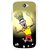 Snooky Printed Adivasi Sports Mobile Back Cover For Gionee Pioneer P3 - Yellow