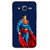 Snooky Printed Super Hero Mobile Back Cover For Samsung Galaxy Core Prime - Blue