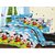 Reet Textile Mickey Mouse Cartoon Printed Double Bed Sheet with 2 Pillow Covers