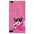 Snooky Printed Pink Cat Mobile Back Cover For Blackberry Z3 - Multi