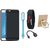Redmi 3s Prime Soft Silicon Slim Fit Back Cover with Ring Stand Holder, Digital Watch, OTG Cable and USB LED Light