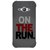 Snooky Printed On The Run Mobile Back Cover For Samsung Galaxy Ace J1 - Grey
