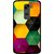 Snooky Printed Hexagon Mobile Back Cover For Lg Stylus 2 - Multi