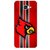 Snooky Printed Red Eagle Mobile Back Cover For Samsung Galaxy A7 2016 - Red