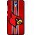 Snooky Printed Red Eagle Mobile Back Cover For HTC Desire 620 - Red