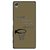 Snooky Printed Heart Games Mobile Back Cover For Sony Xperia X - Brown