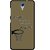 Snooky Printed Heart Games Mobile Back Cover For HTC Desire 620 - Brown
