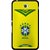 Snooky Printed Brasil Mobile Back Cover For Sony Xperia E4 - Multicolour