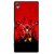 Snooky Printed Super Hero Mobile Back Cover For Sony Xperia X - Black