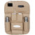 Autofurnish 3D Car Auto Seat Back Multi Pocket Storage Bag Organizer with Car Meal Tray (Beige)