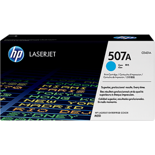 HP 507A Laserjet Pro Single Color Toner (Cyan) offer