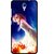 Snooky Printed Angel Girl Mobile Back Cover For HTC Desire 620 - Blue