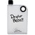 Flat Reusable BPA-Free Portable Notebook style Ultra Slim water Bottle, DO YOUR BEST MEMO BOTTLE 380ML. Color- Black