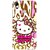 Snooky Printed Cute Kitty Mobile Back Cover For HTC Desire 10 Pro - Multi