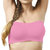 Lily Full Coverage Streachable Sports Bra (Coral,Beige,White)