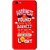 Snooky Printed Happiness Is Every Where Mobile Back Cover For Gionee Elife S6 - Red