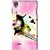 Snooky Printed Flying Man Mobile Back Cover For Lava Iris 800 - Pink