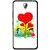 Snooky Printed Heart Plant Mobile Back Cover For Lenovo A5000 - Multicolour