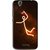 Snooky Printed Burning Man Mobile Back Cover For Acer Liquid Z630S - Brown