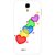 Snooky Printed Colorfull Hearts Mobile Back Cover For Micromax Canvas Juice A177 - Multicolour