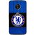 Snooky Printed FootBall Club Mobile Back Cover For Moto G5 Plus - Blue