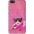 Snooky Printed Pink Cat Mobile Back Cover For Huawei Honor 4X - Multi