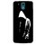Snooky Printed Thinking Man Mobile Back Cover For HTC Desire 326G - Black