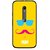 Snooky Printed Yeah Mobile Back Cover For Moto G3 - Yellow