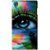 Snooky Printed Designer Eye Mobile Back Cover For Lava Iris 800 - Multi