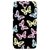 Snooky Printed Butterfly Mobile Back Cover For Micromax Canvas Juice A177 - Multicolour