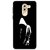 Snooky Printed Thinking Man Mobile Back Cover For Huawei Honor 6X - Black